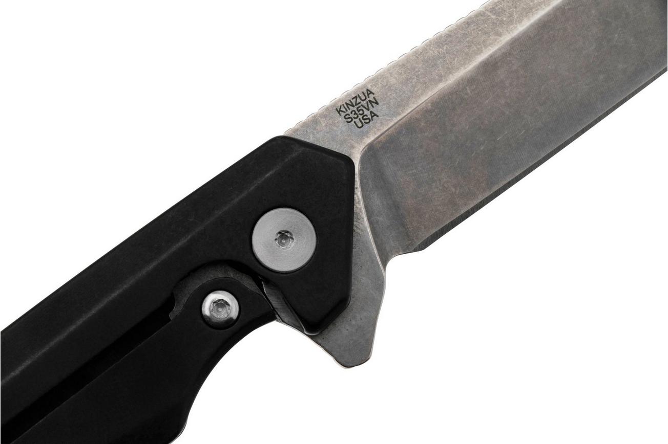 Case The Kinzua, Black Marbled Carbon Fiber, Spear Blade S35VN, 64801 zakmes