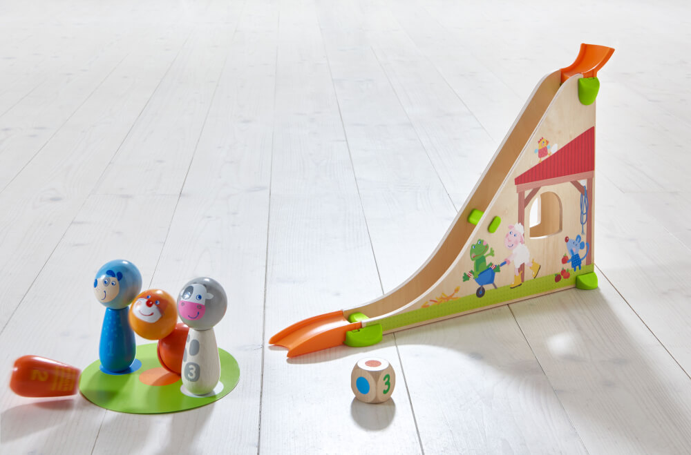 HABA Kullerbü – Kugelbahn Kegelfarm