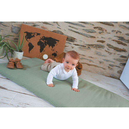 Matelas de voyage Roulé Vert Olive - CANDIDE