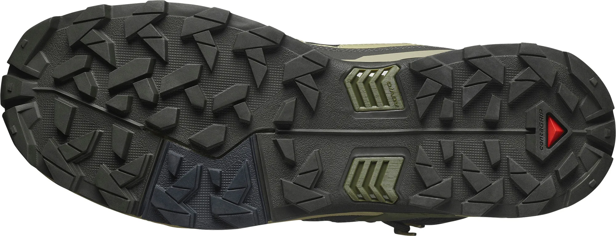 Salomon Men's X Ultra 5 Mid GORE-TEX Peat/gray Green/blue Nights