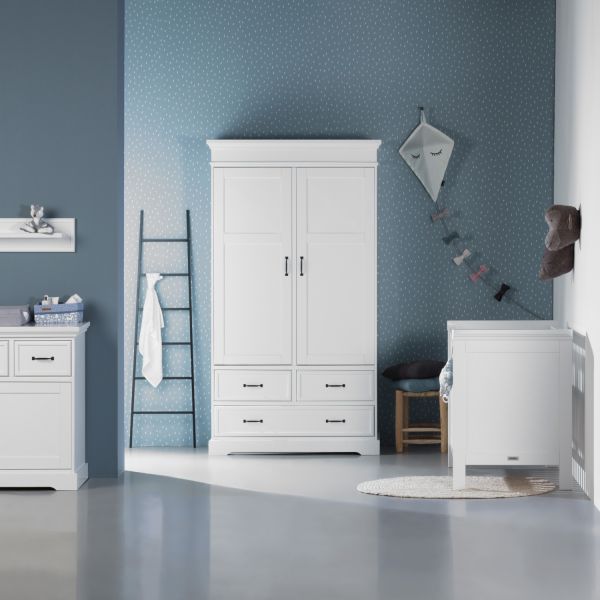 Kidsmill Savigno Kledingkast 2-Deurs Wit Zonder Kruis