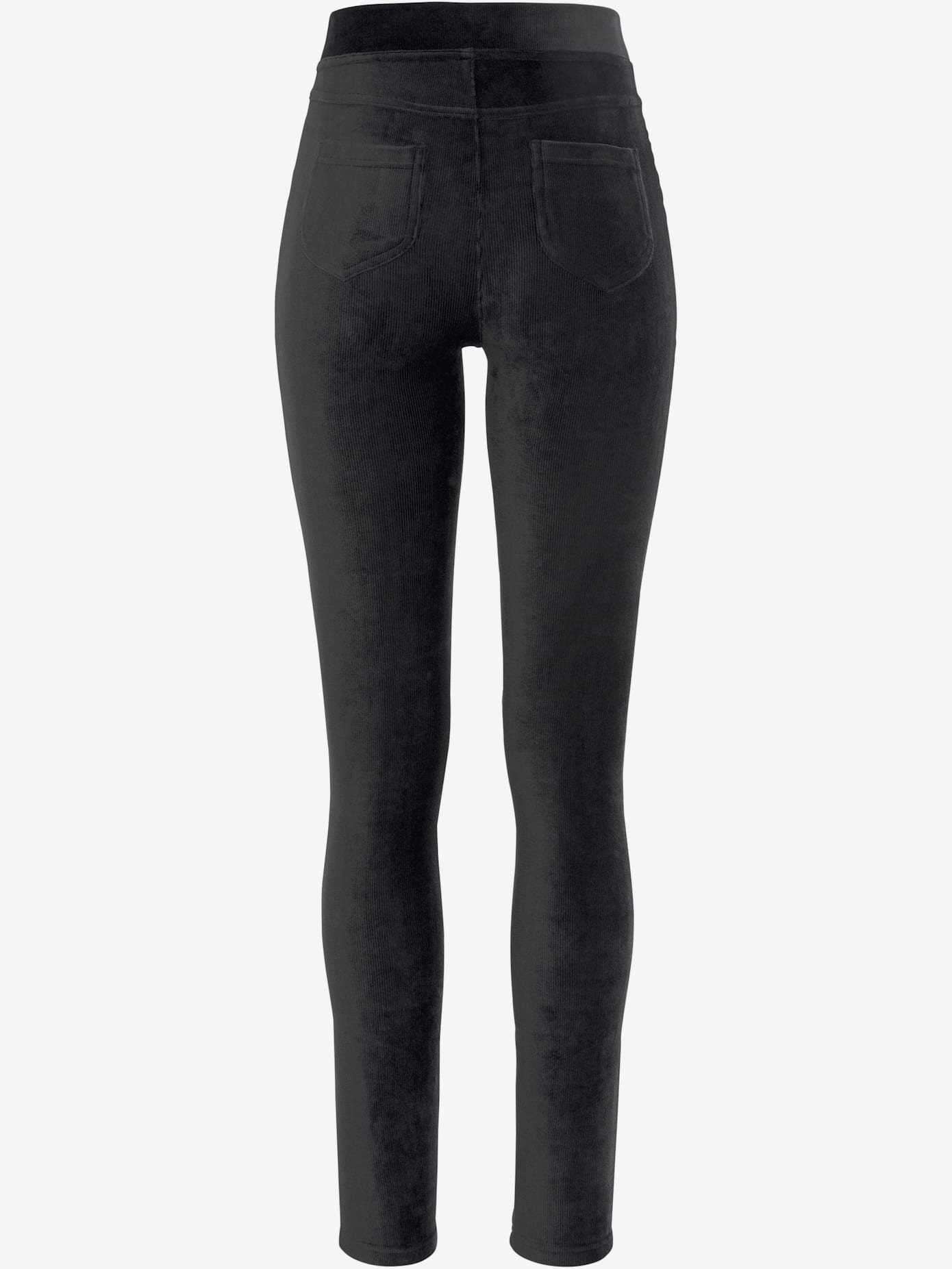 Legging basique en velours côtelé