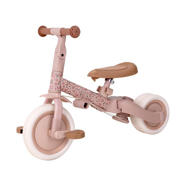 Little Dutch 4-in-1 Driewieler - Pink