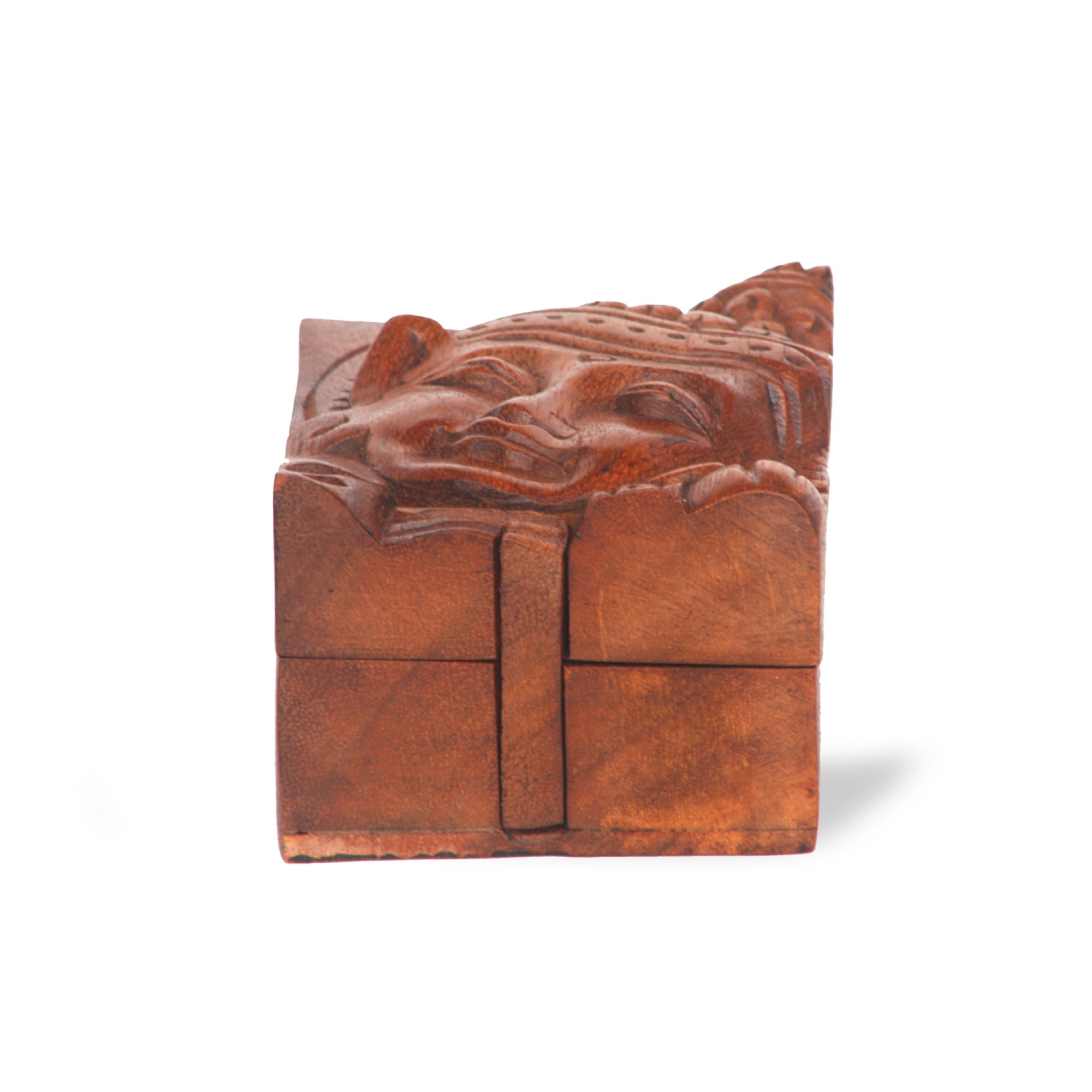 Secret Box 'Buddha', braun, T 7 cm, B 12 cm, 9 cm von fischer's lagerhaus