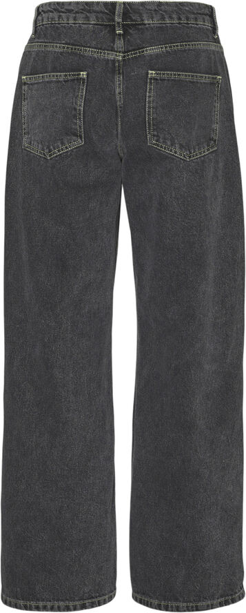 Something New SNRUDI HR WIDE JEANS - D2N Dark grey denim