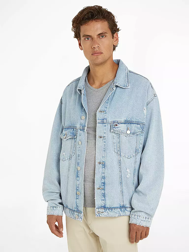TOMMY JEANS Jeansjacke AIDEN hellblau