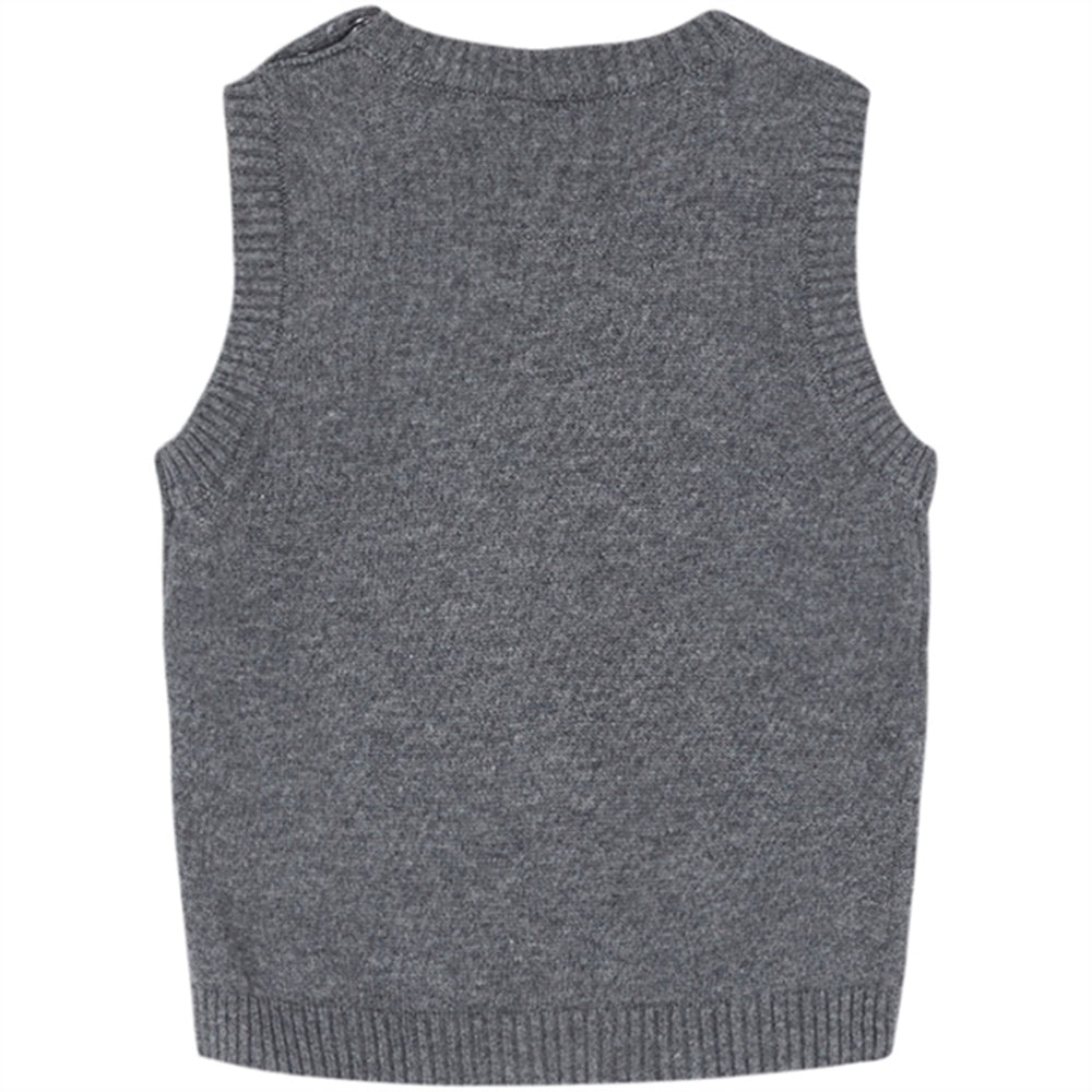 Baby Wool Grey Perry Vest - Hust & Claire