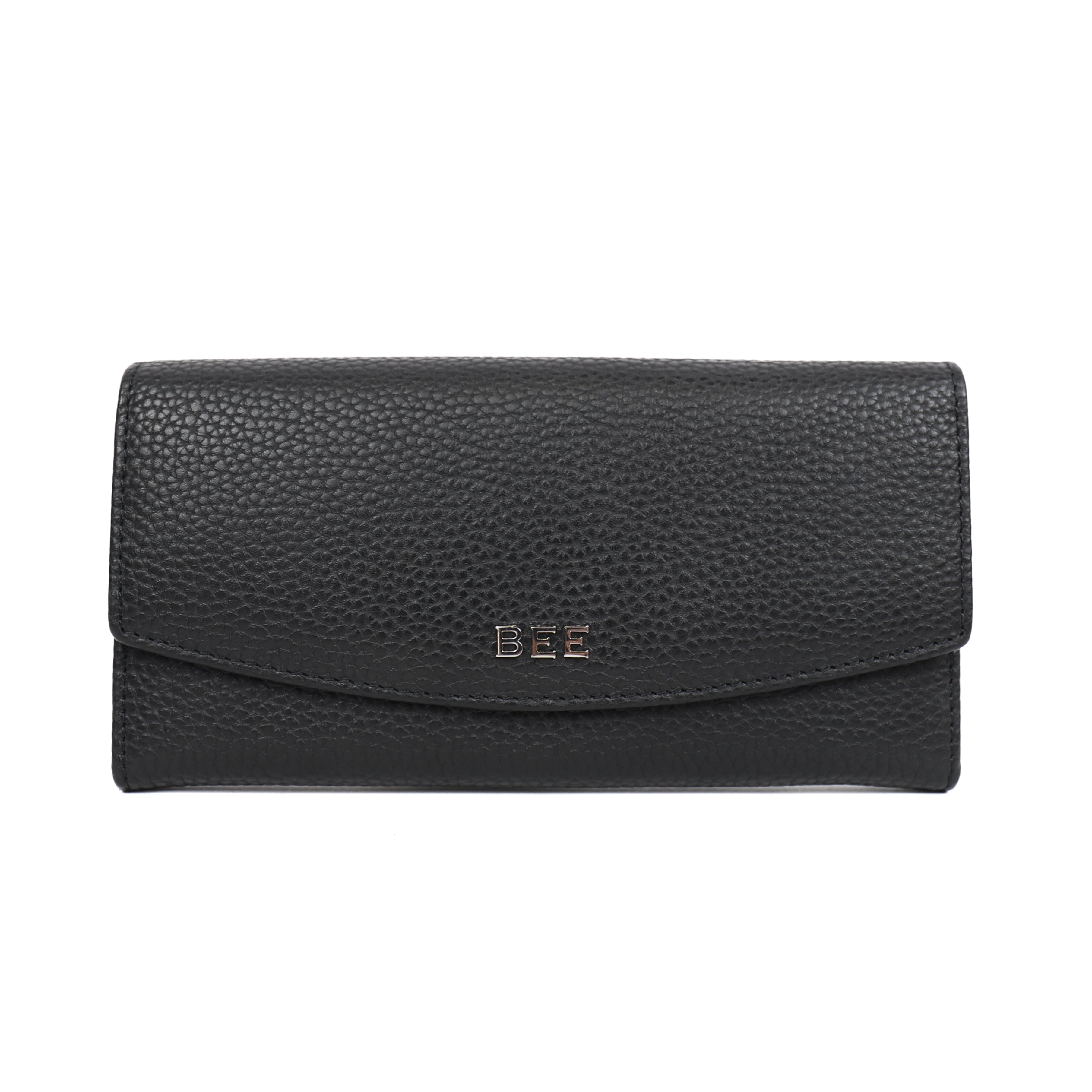 Overslag portemonnee 'Fem' Black Black