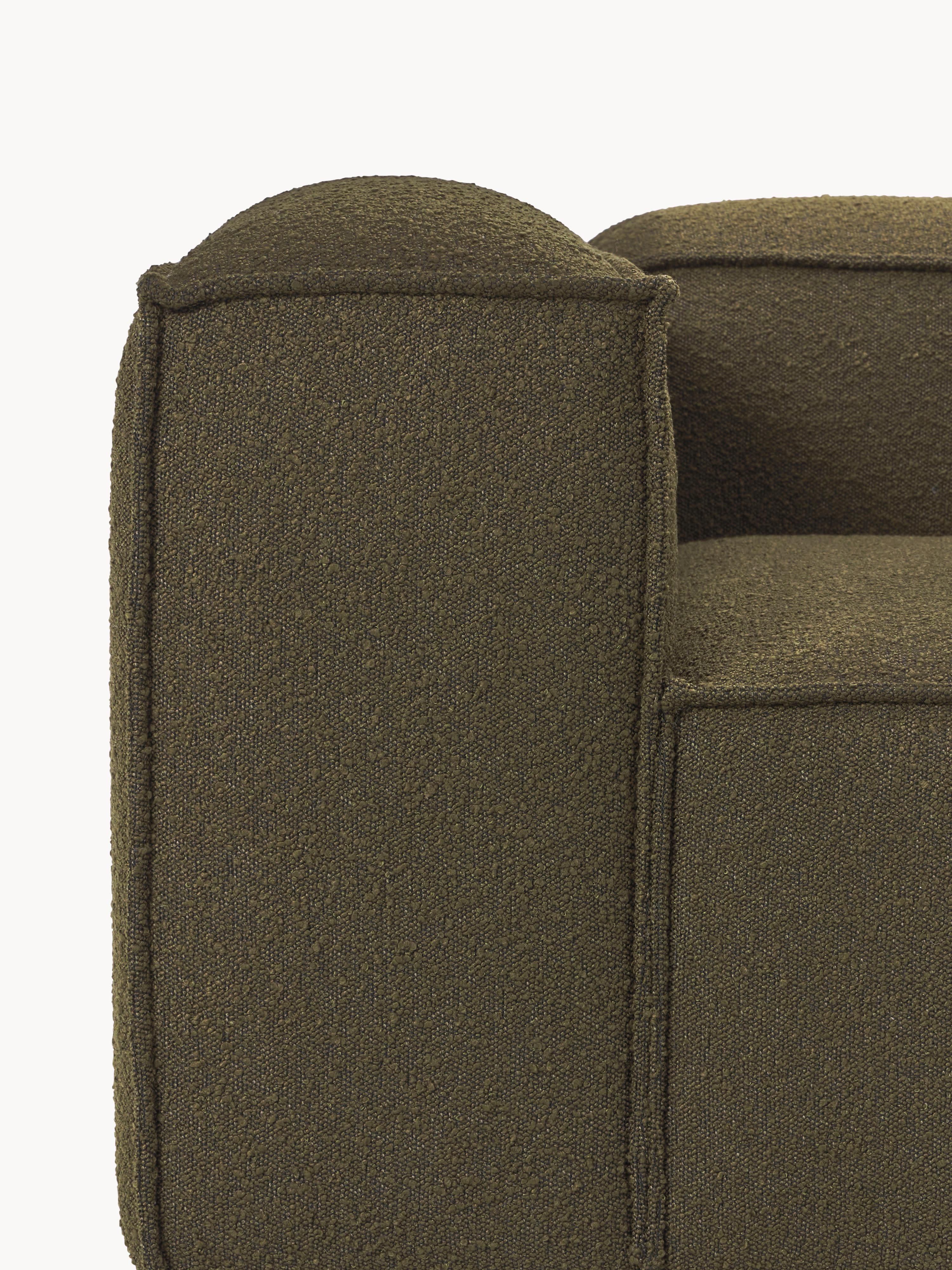 Modulaire bank Lennon (4-zits) uit bouclé