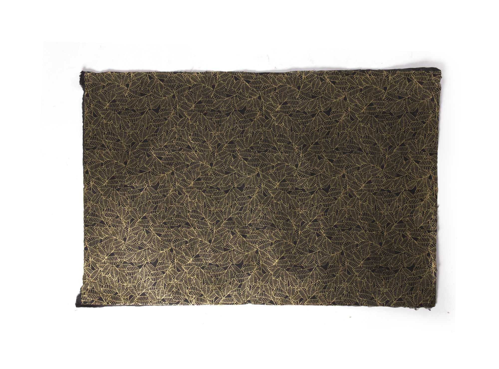Geschenkpapier 'Golden Leaves', handgeschöpft, L 76 cm, B 50 cm günstig bestellen