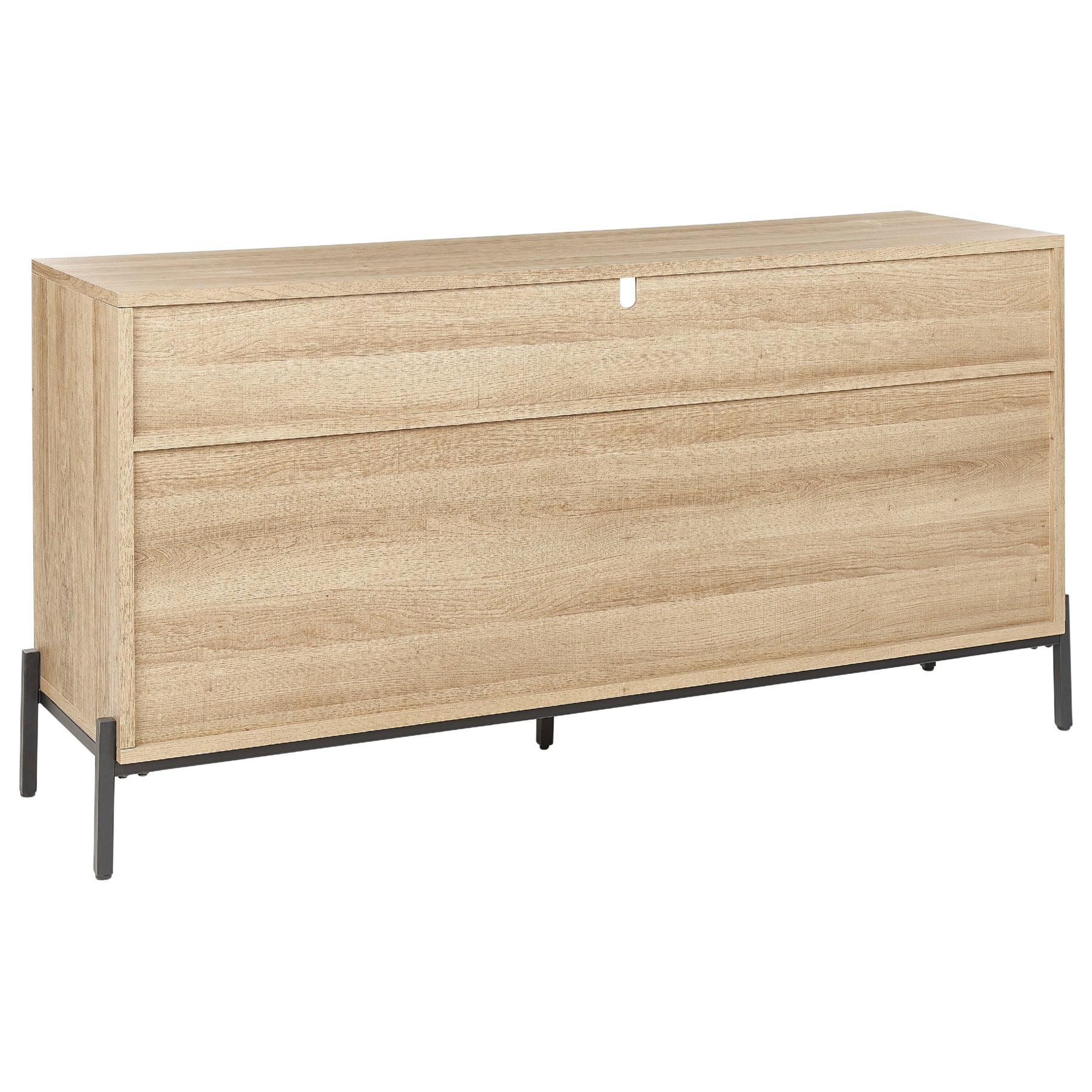 Beliani - MOINES - Consoletafel - Lichte houtkleur - MDF