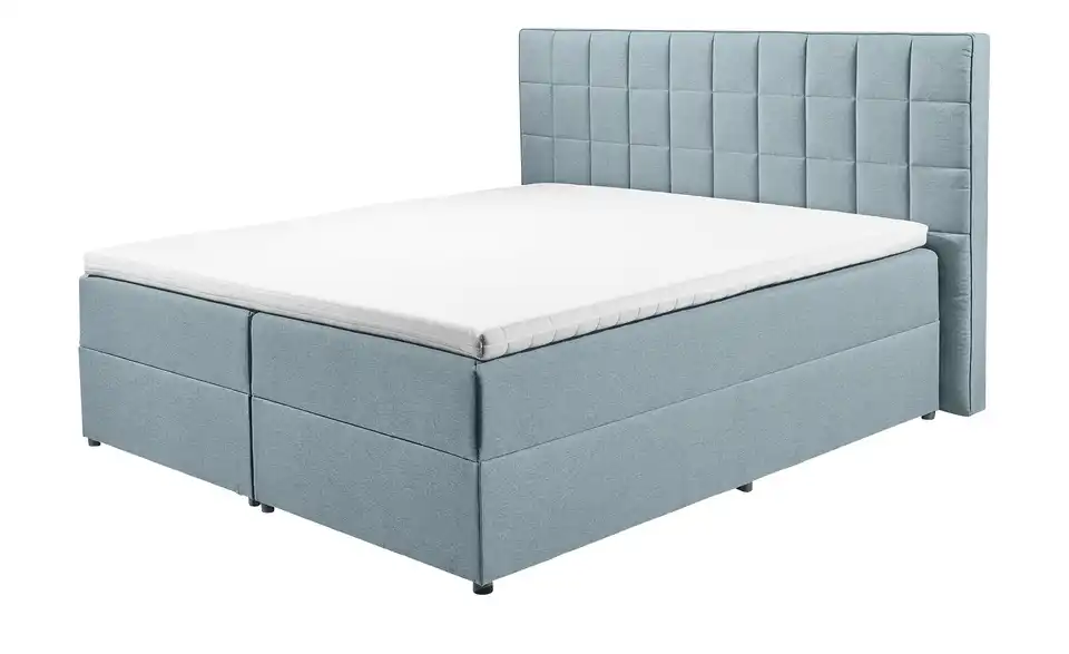 Polsterbett Alaska 2 Hellblau 180 cm