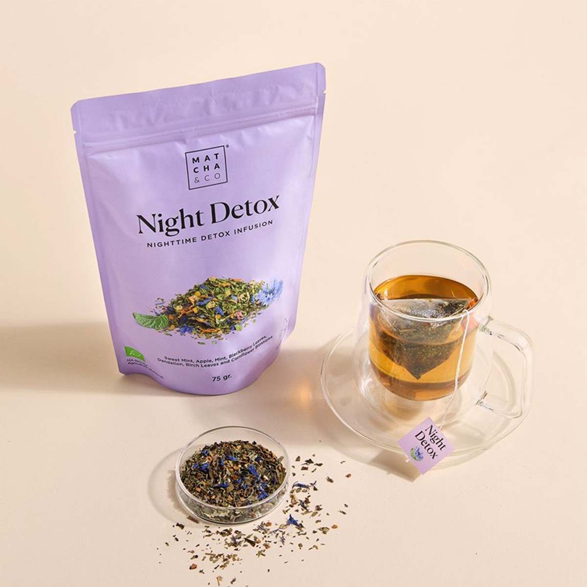 Infusion - Night Detox - Menthe & pomme - 30 sachets