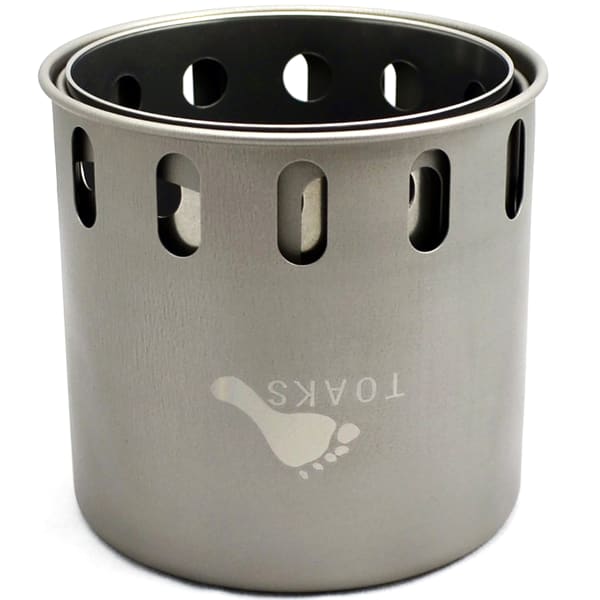 Réchaud multi combustible TOAKS TITANIUM BACKPACKING WOOD BURNING STOVE