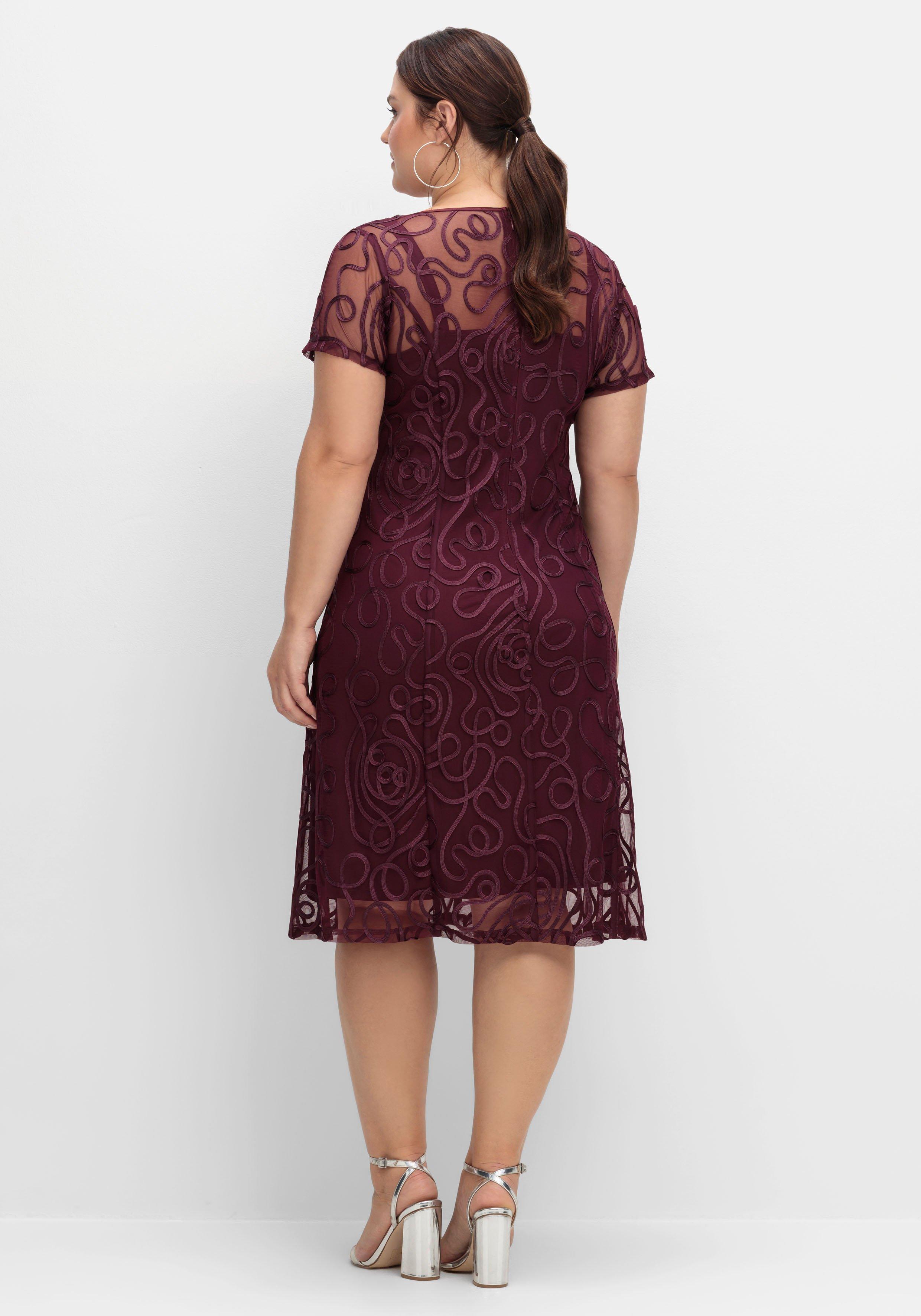 Cocktailkleid mit Zierborten