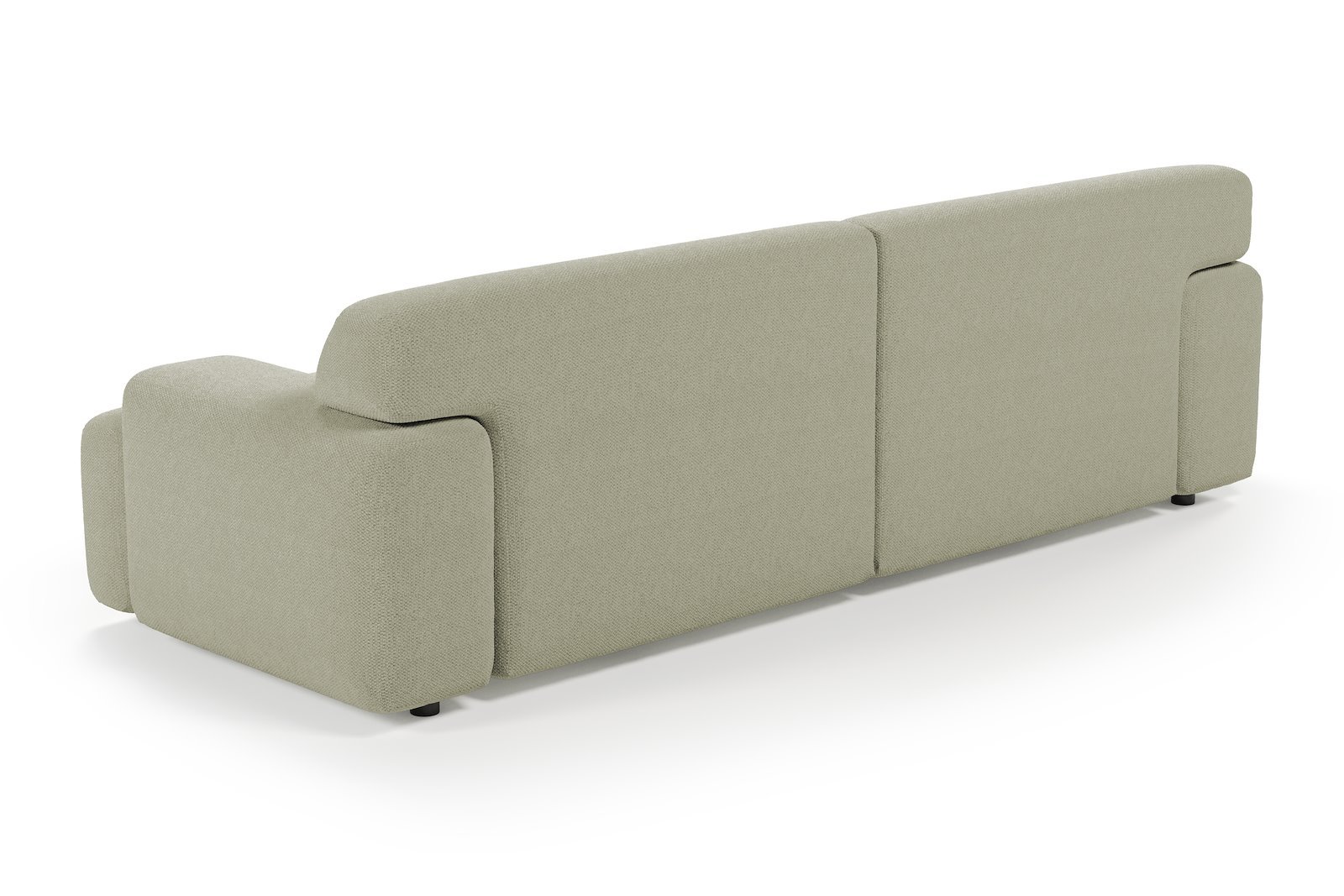 Bob 3-seter Tekstil Mito 60 Tan med sorte ben.