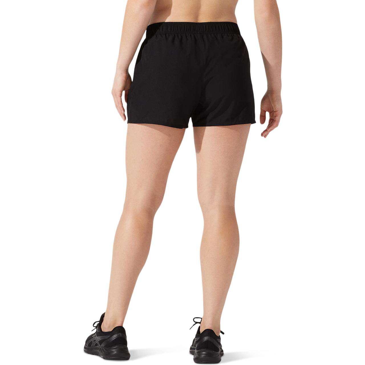 ASICS Core 4IN Hardloopbroek Kort Zwart/Zilver Dames