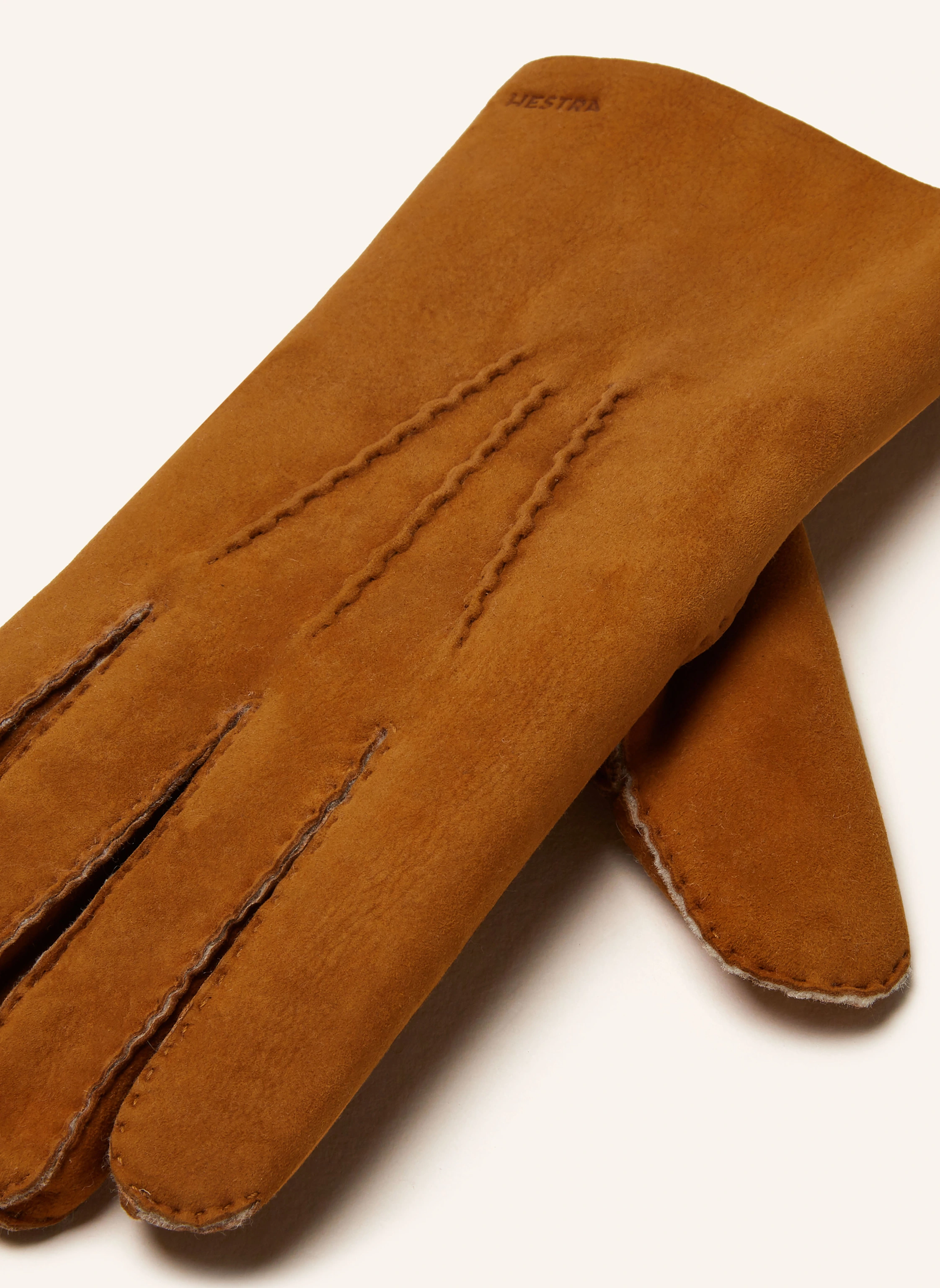 HESTRA Lederhandschuhe BERNARD mit Lammfell