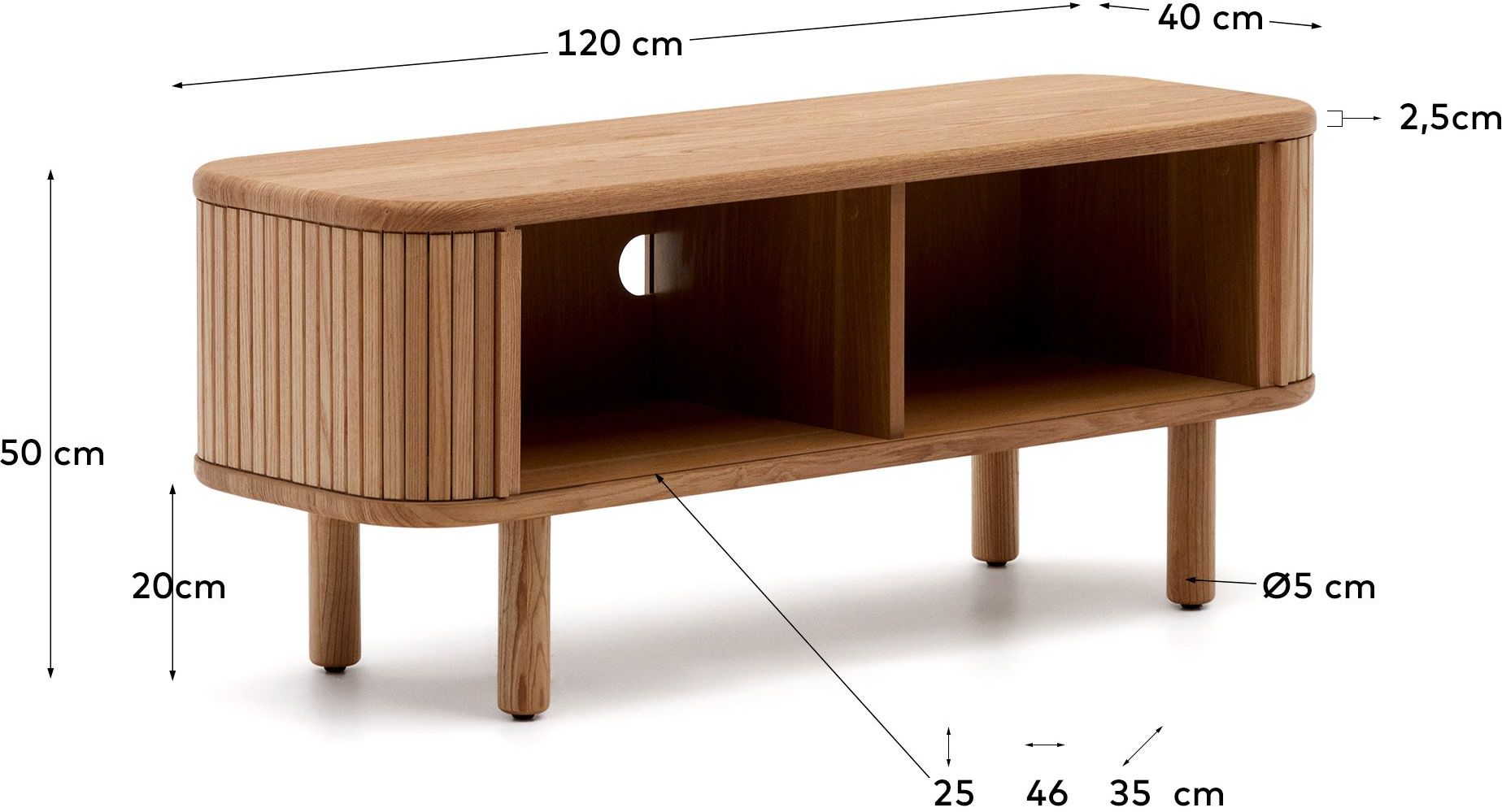 Kave Home   Mailen Tv-meubel