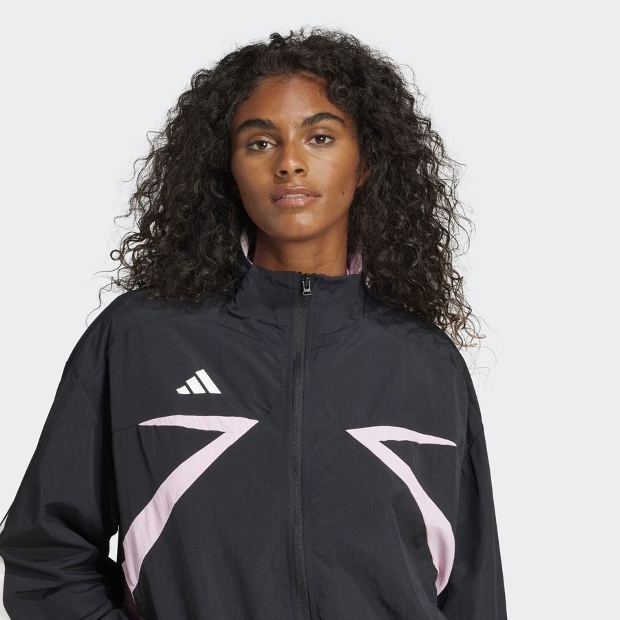 Adidas Veste de survêtement toile Color Block 3 bandes Tiro Cut