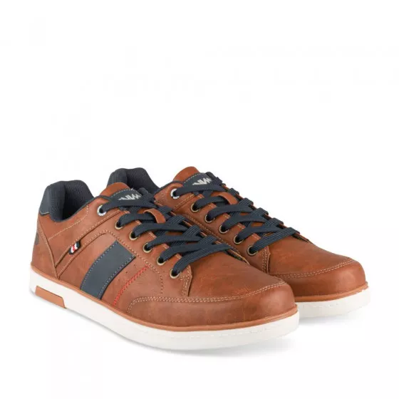 Baskets MARRON DENIM SIDE