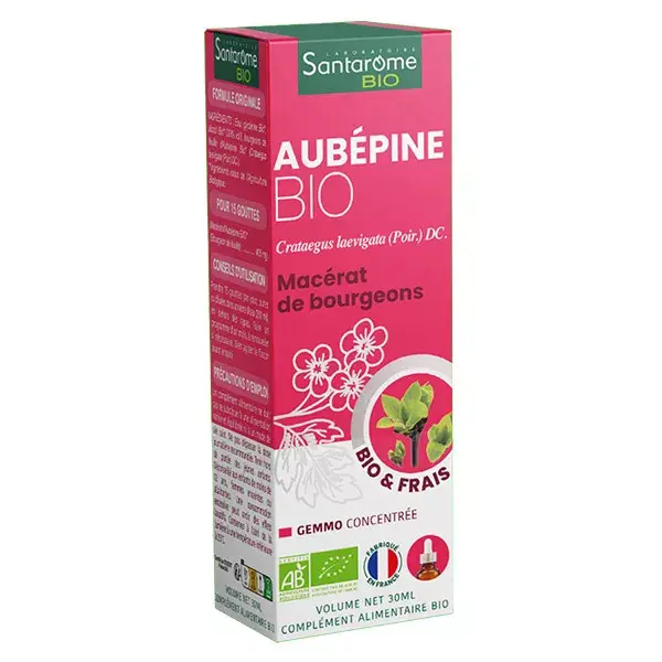Santarome Bio - Broto de Espinheiro Orgânico - Gemoterapia - Frasco de 30ml
