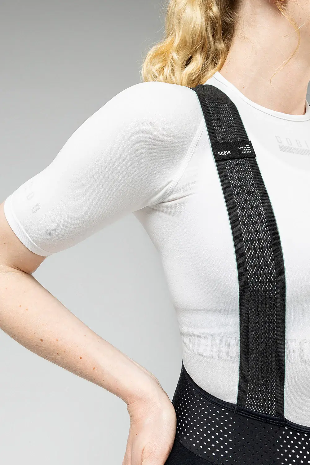 Gobik Limber Skin Ondershirt Korte Mouwen Wit Dames