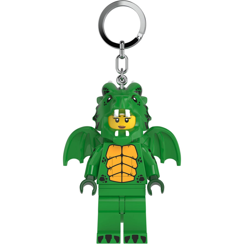 Køb Euromic Lego® Minifigures™ Nøglering Med Lys Green Dragon Girl