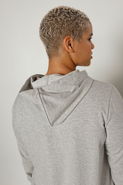 Hoodie, Schrift-Druck, Kapuze, Langarm
