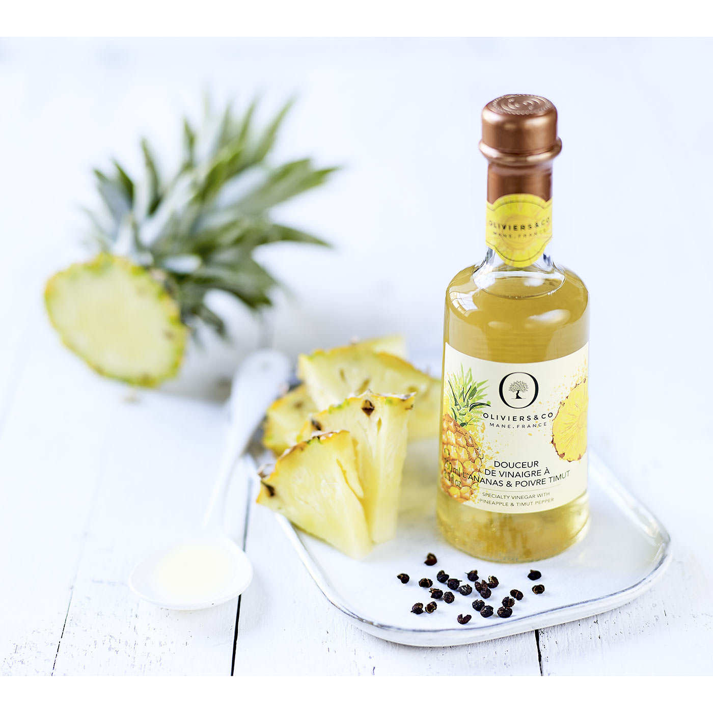 Douceur de vinaigre à l'ananas et poivre de timut - Oliviers & Co