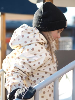 Nordbjørn Asperö Fôret Regnsett, Dots Beige
