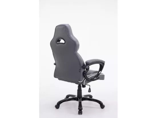 Chaise de bureau - Similicuir & Plastique - Gris - BIG XXX