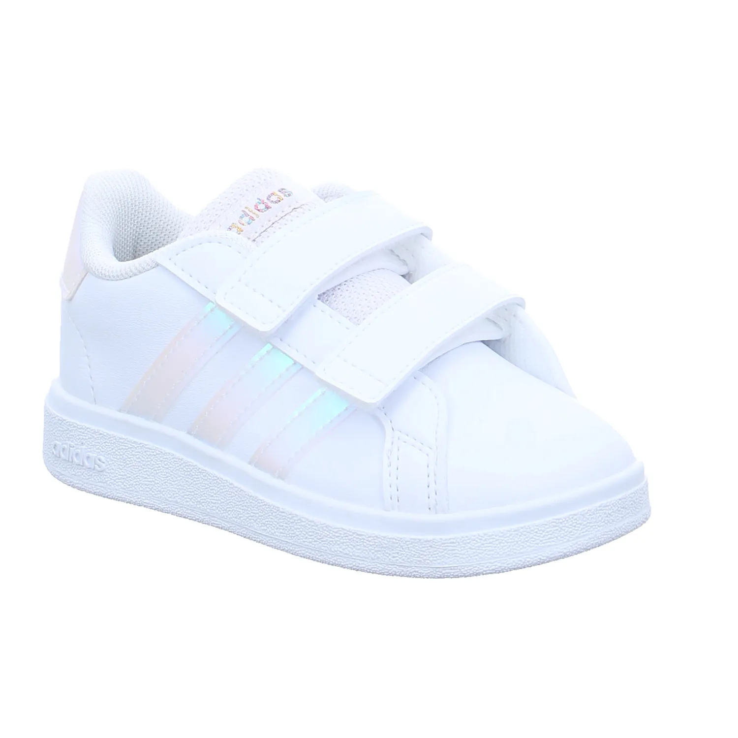 ADIDAS Baby-Sport-Bottine Weiss Lederimitat  Sneaker