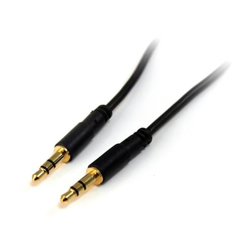 StarTech.com MU3MMS, 3.5mm, Hanstik, 3.5mm, Hanstik, 0,91 m, Sort
