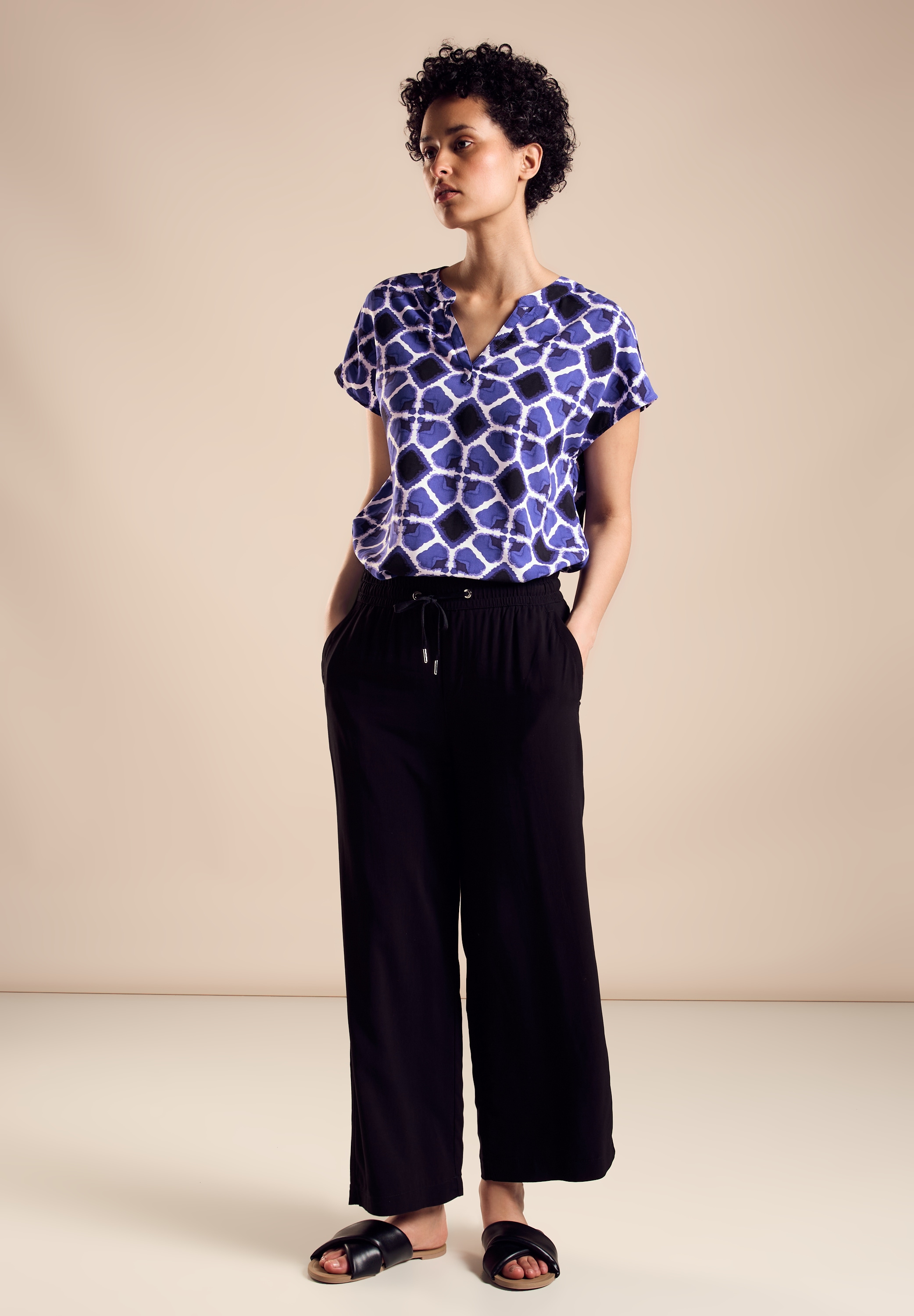 STREET ONE Blusentop mit All-Over Print