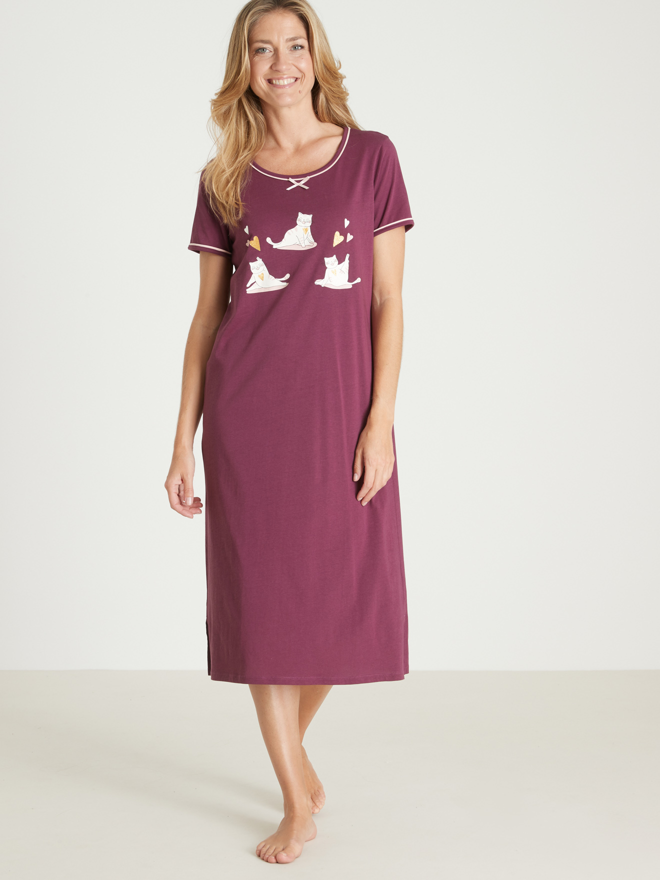 Lot de 2 chemise de nuit longues