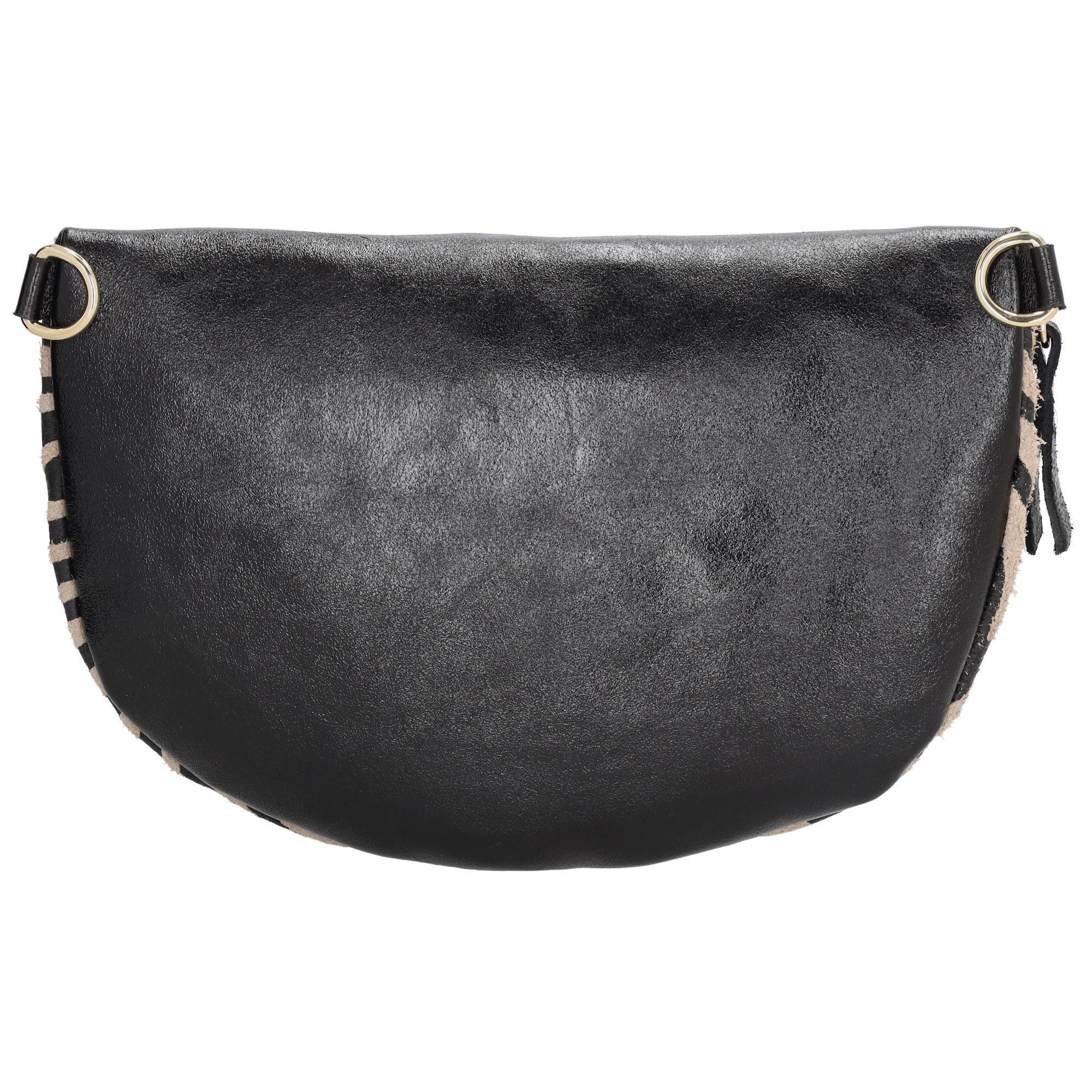 Charm London Anna Heup/ Schoudertas Zebra Zwart