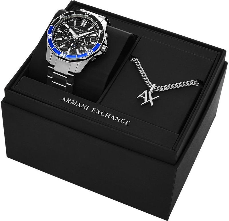 Armani Exchange - Spencer - Chronograaf Horloge - Zilver - Roestvrijstaal