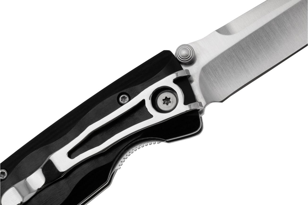 Mcusta MC-17V Classic Wave, black pakkawood, herenmes