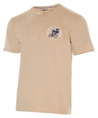 T-Shirt LeBram Born To Ride Beige
