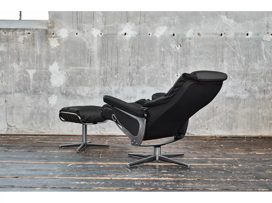 Fauteuil - Noir cuir - MODO