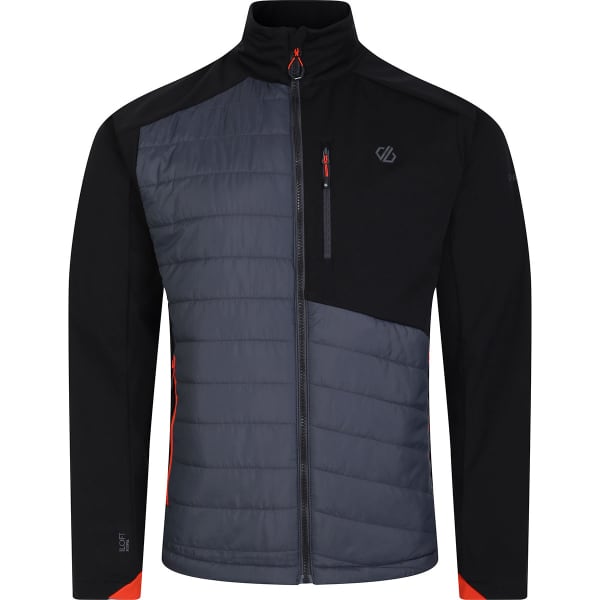 Doudoune randonnée DARE 2B MOUNTAINEER HYBRID BLACK/EBONY