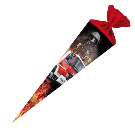 Nestler Schultüte Feuerwehr Sound, 70 cm rund,Filz