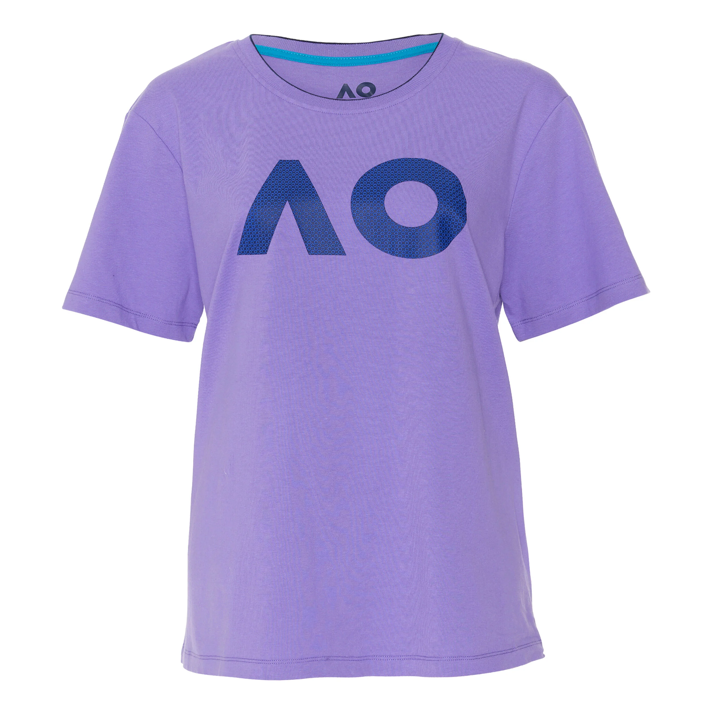 Australian Open AO Stack Print Core Logo T-shirt Femmes - Violet