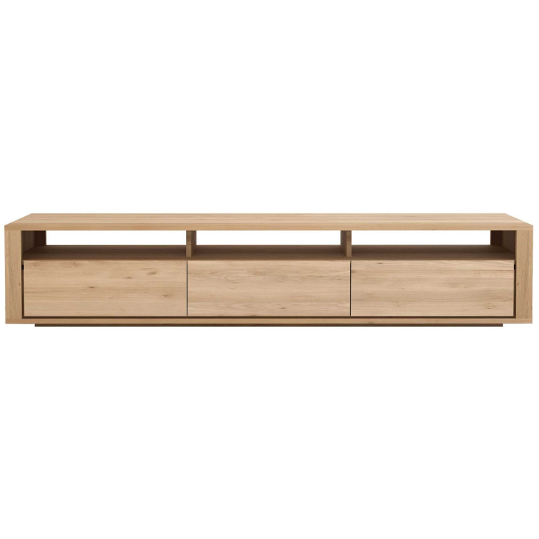 Ethnicraft Shadow tv-meubel 210x46 naturel eiken