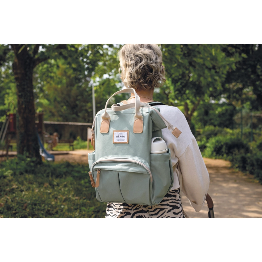 BEABA® Wickelrucksack Wellington Salbeigrün