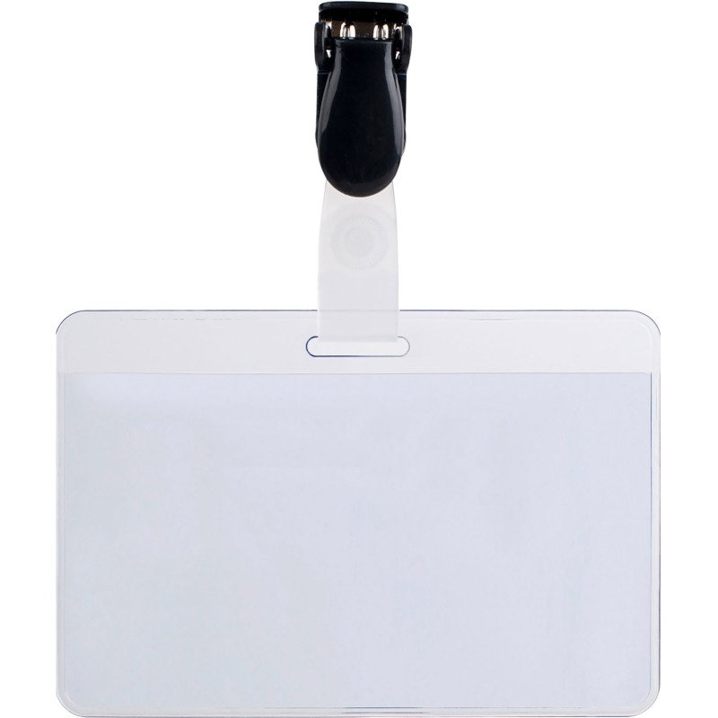 Badge à pince 60 x 90 mm - Boîte de 50