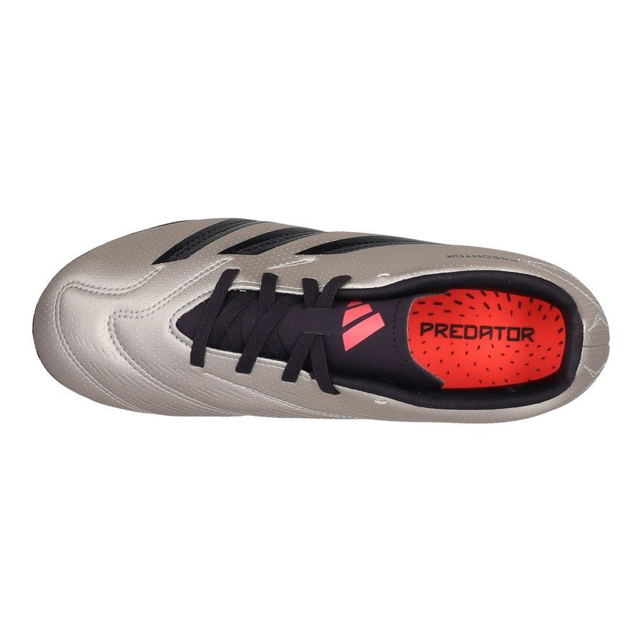 adidas Predator Club FxG Vivid Horizon - Argenté/Aurora Black/Turbo Enfant