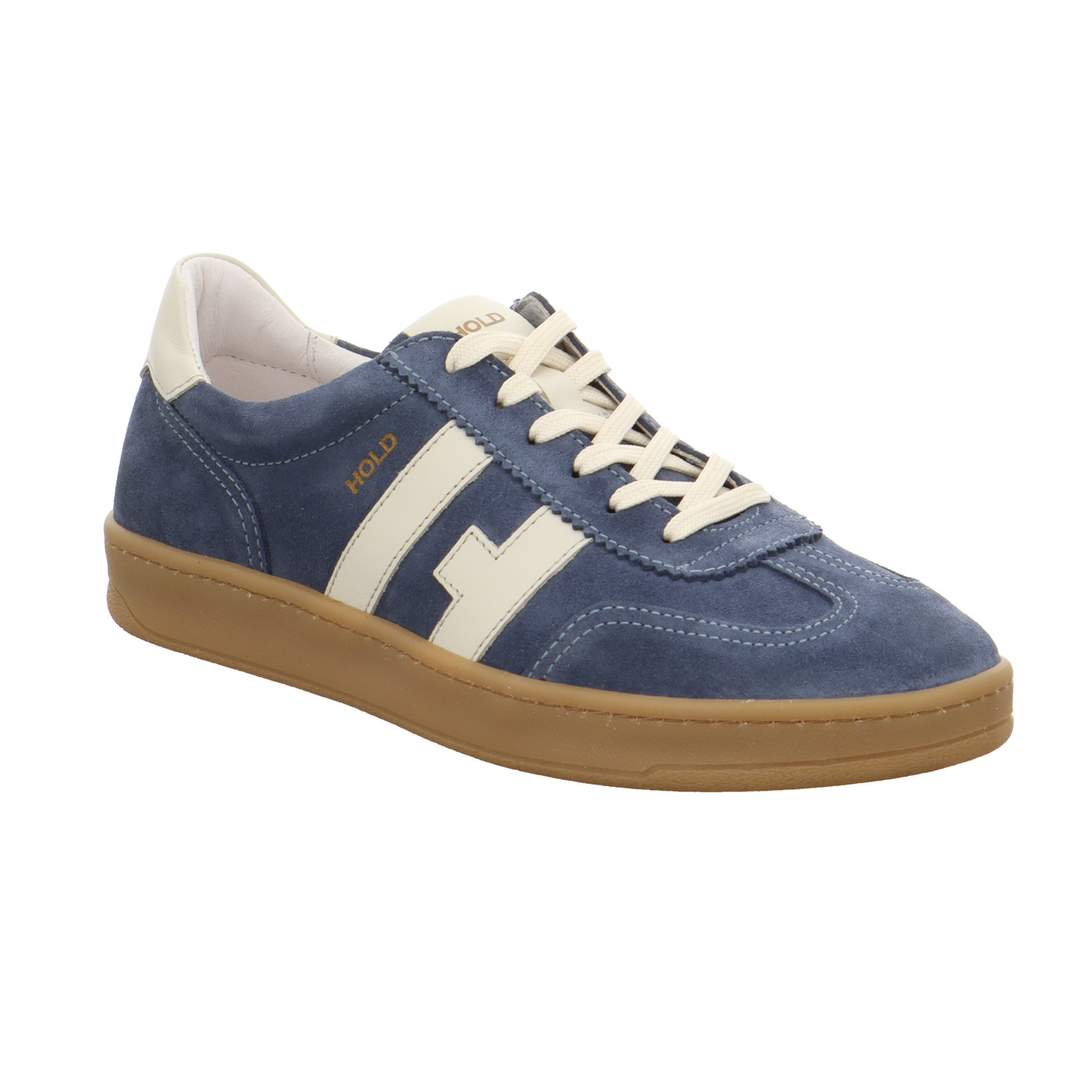 Schnürschuh blau