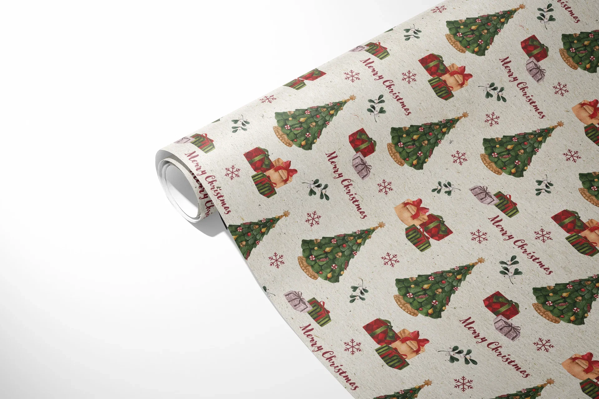 Gavepapir Christmas tree Lengde 5 m